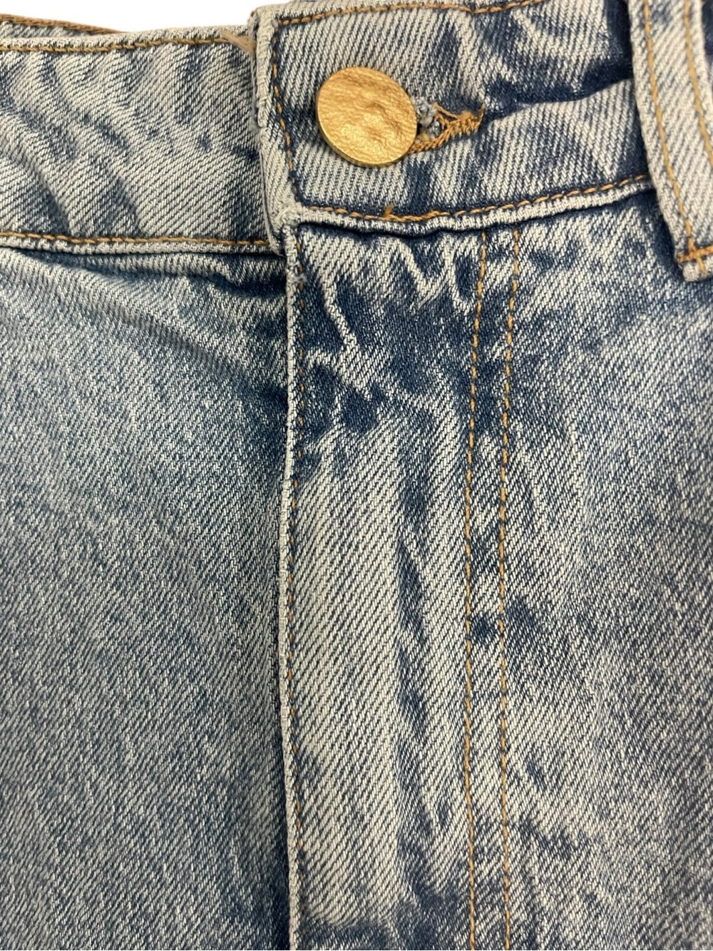 Zara High Rise Straight Jeans Light Blue - Picture 5 of 16